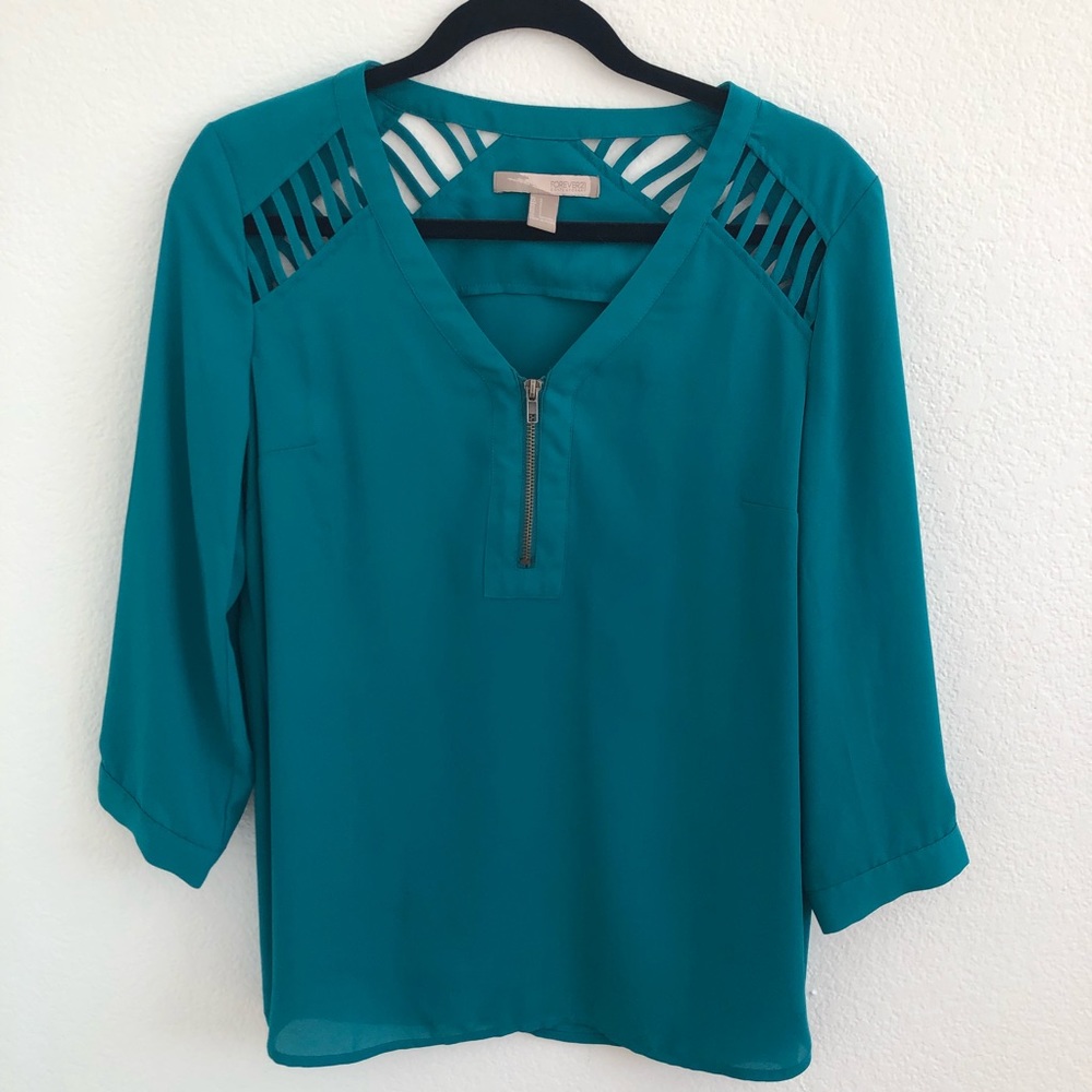 Forever 21 Teal Blouse